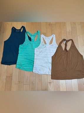 Zyia Women’s Set of 4 Racerback Tank Tops